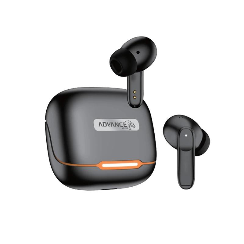 ایرفون بی سیم Advance Media مدل A-R6 ANC+ENC - مشکی (گارانتی یکساله ویستا حافظه)